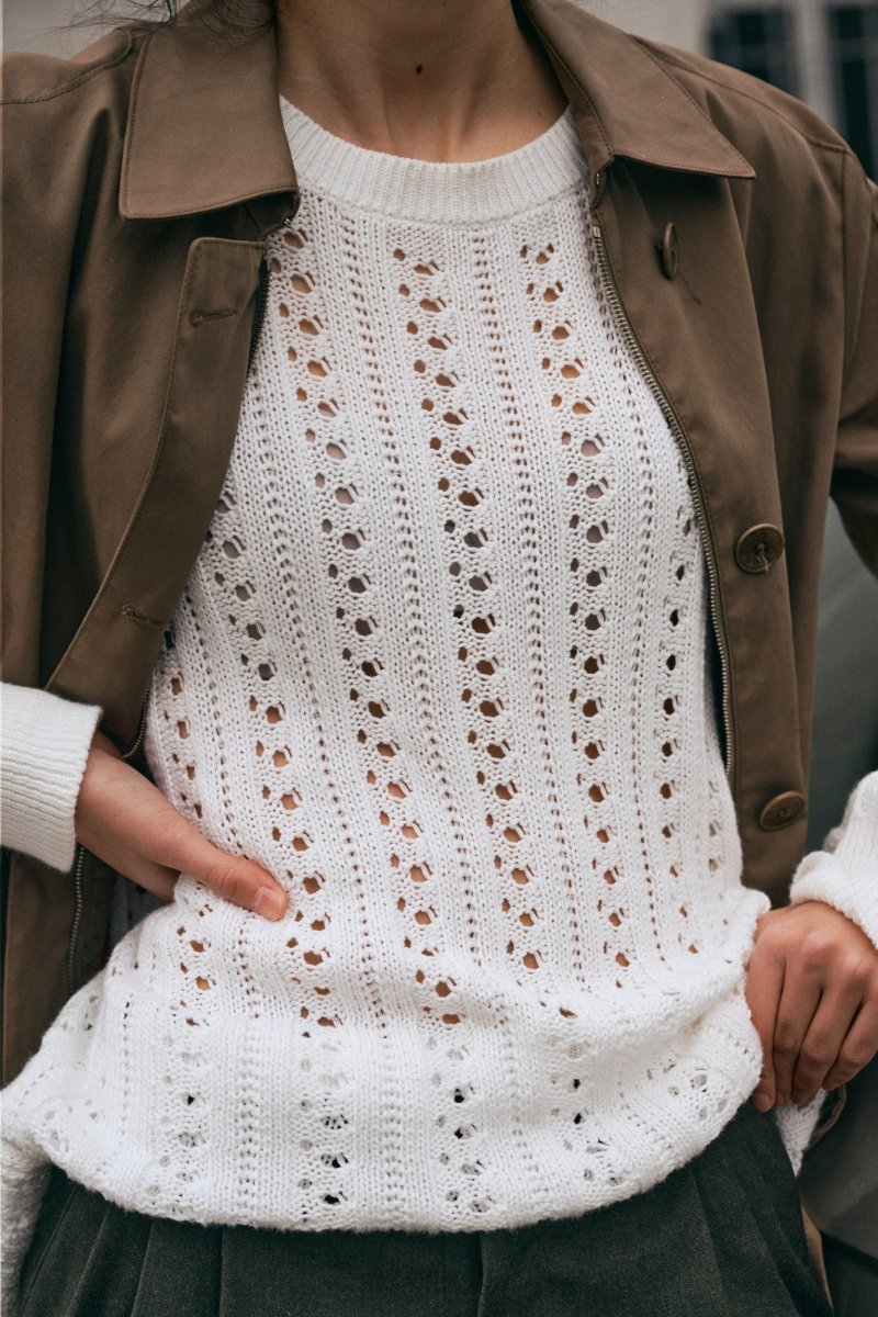Chunky knitted sweater - own it vintage06004