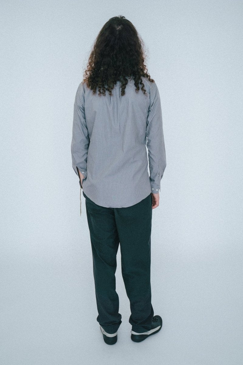 Grey striped shirt - own it vintage3058