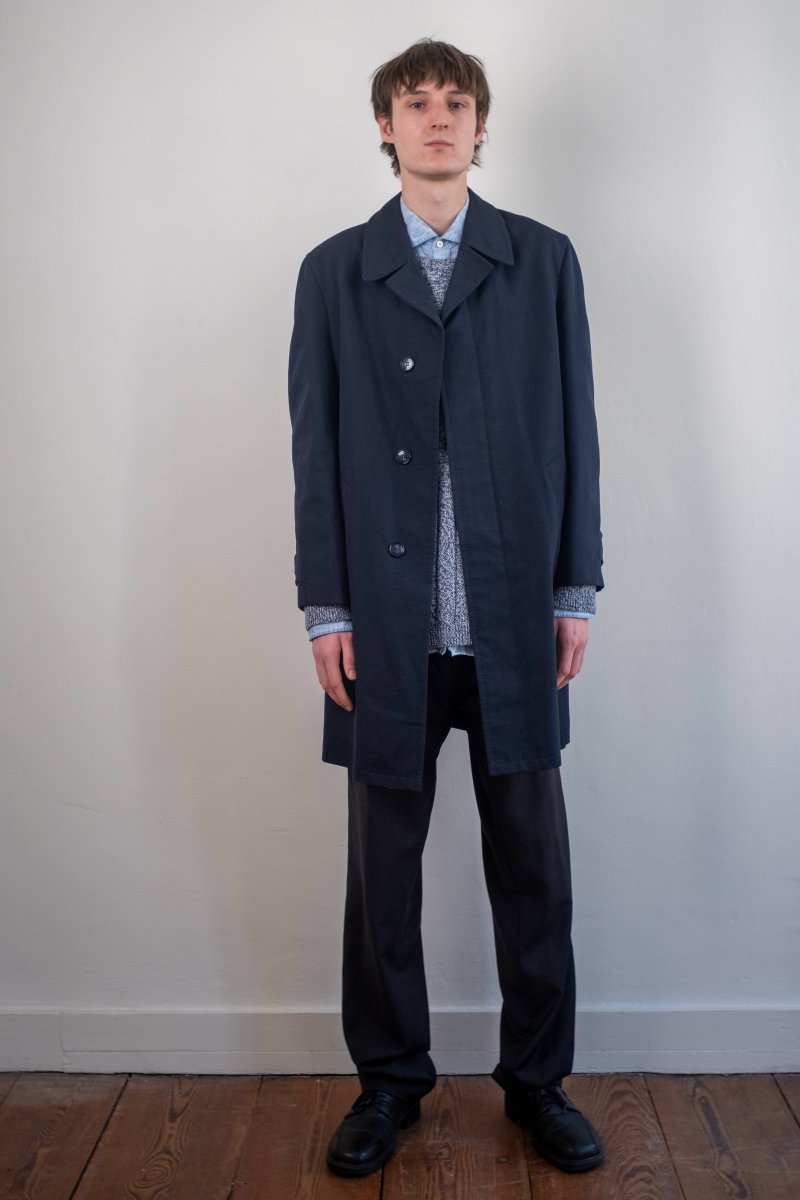 Navy trench coat - own it vintageW2318