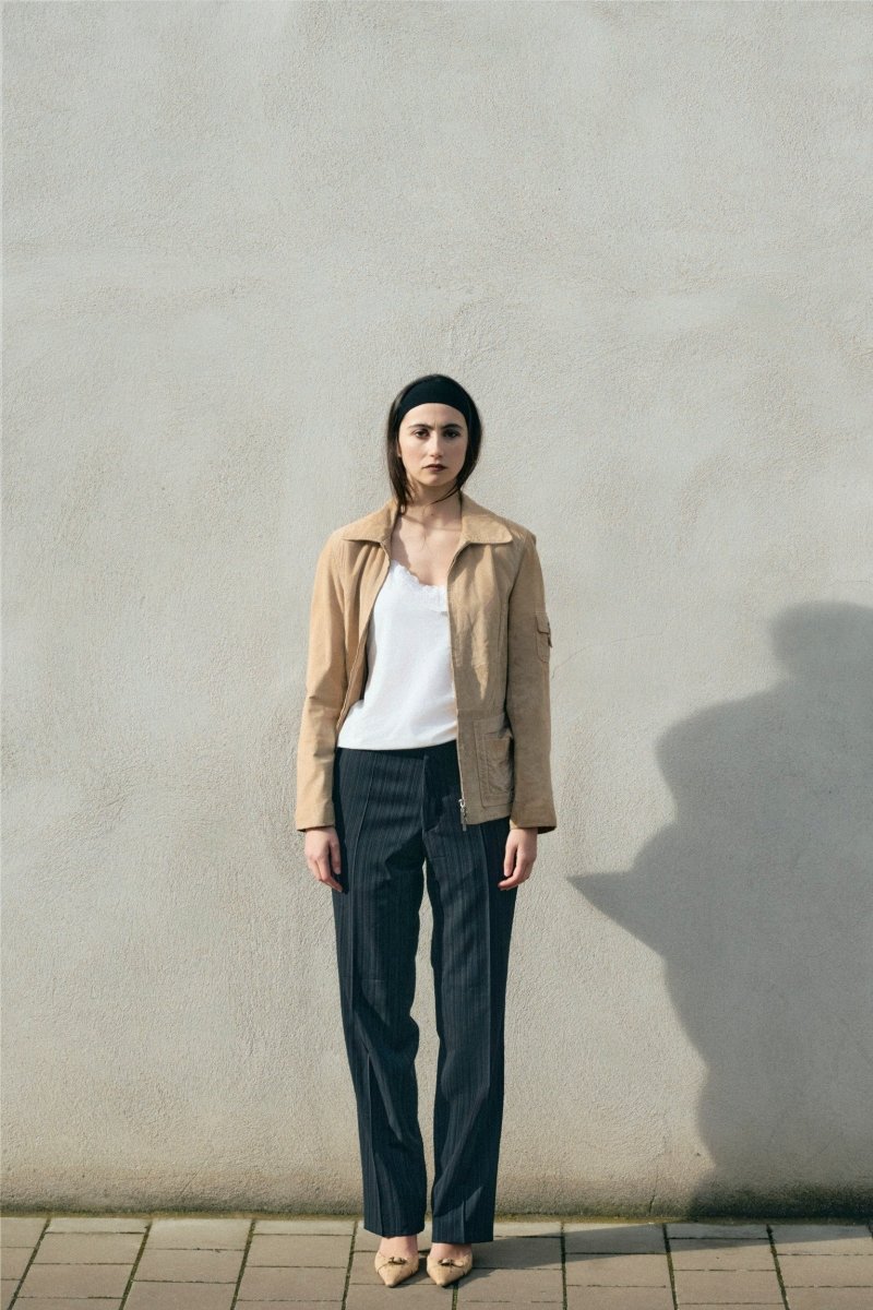 Suede jacket - own it vintage06001