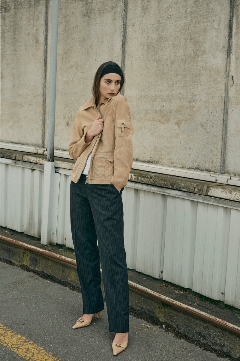 Suede jacket - own it vintage06001
