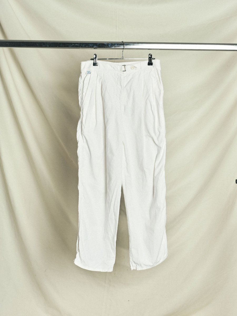 White linen pants - own it vintage03001