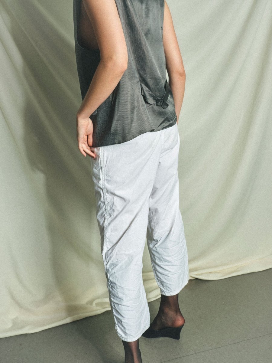 White linen pants - own it vintage03001