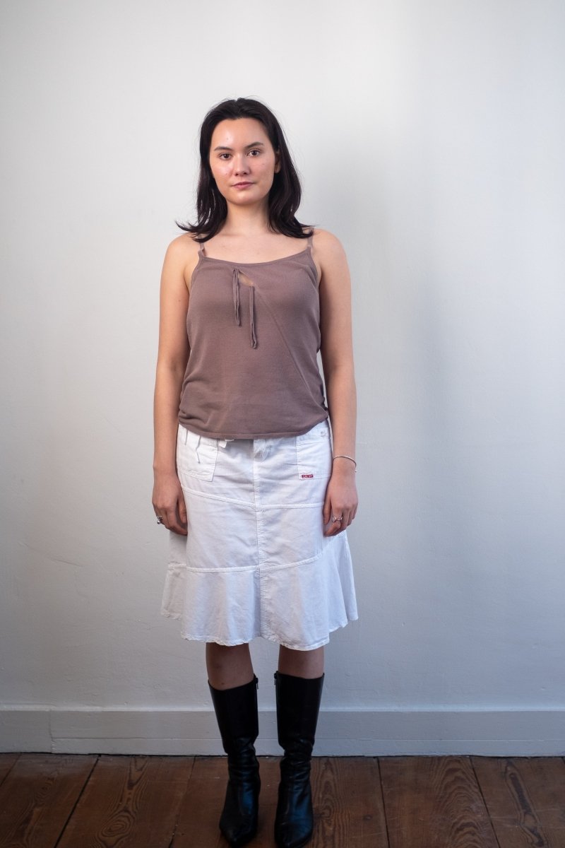 White midi skirt - own it vintageW2321