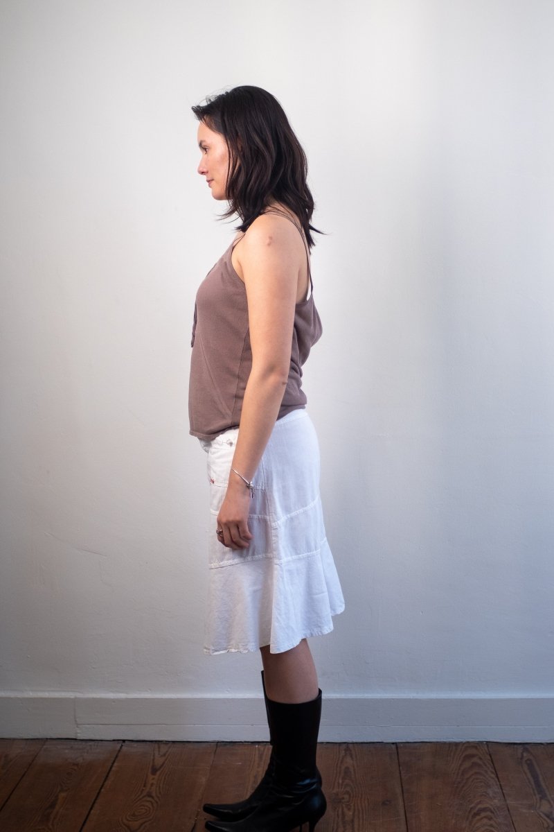 White midi skirt - own it vintageW2321