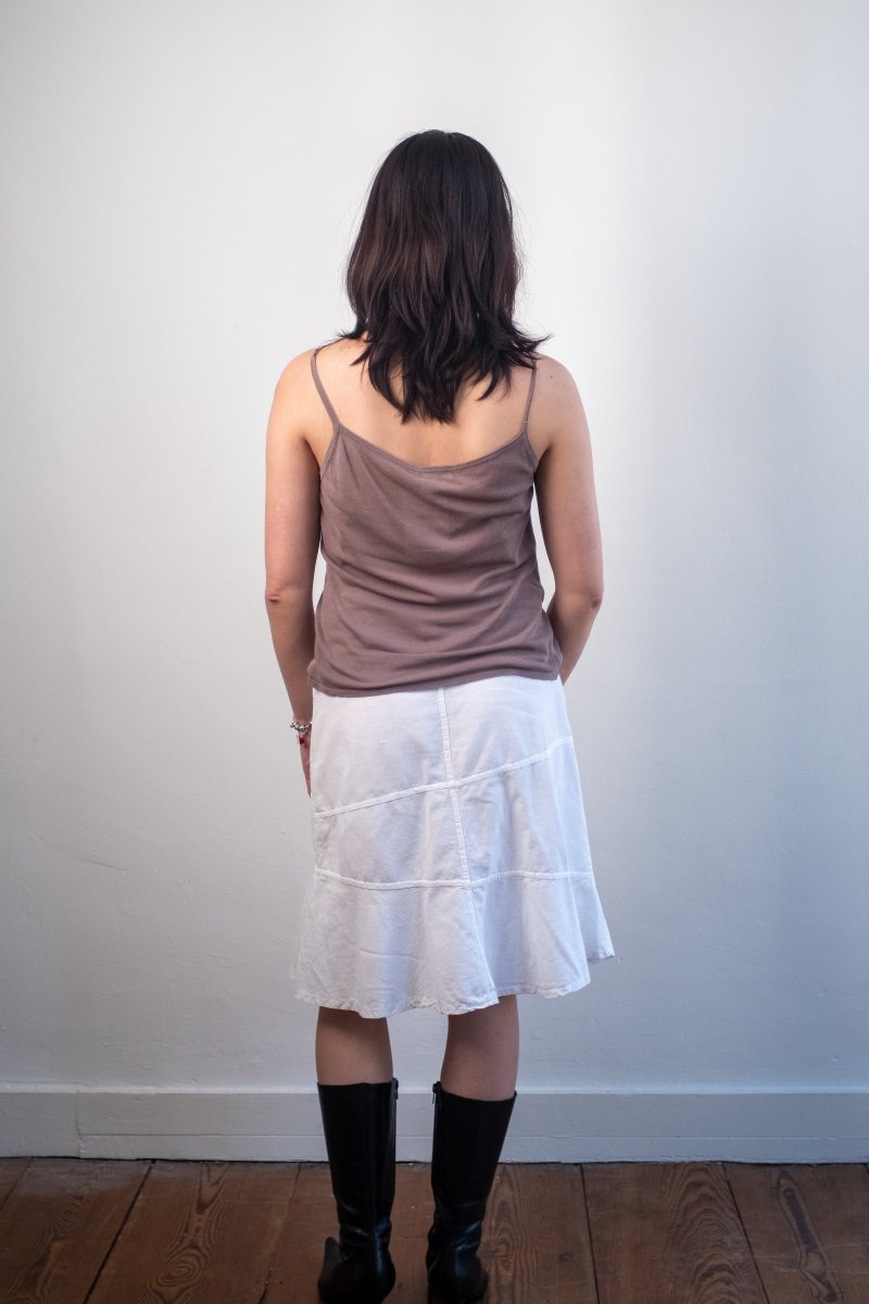 White midi skirt - own it vintageW2321