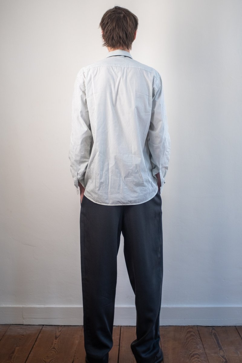 White shirt with green stripes - own it vintageW