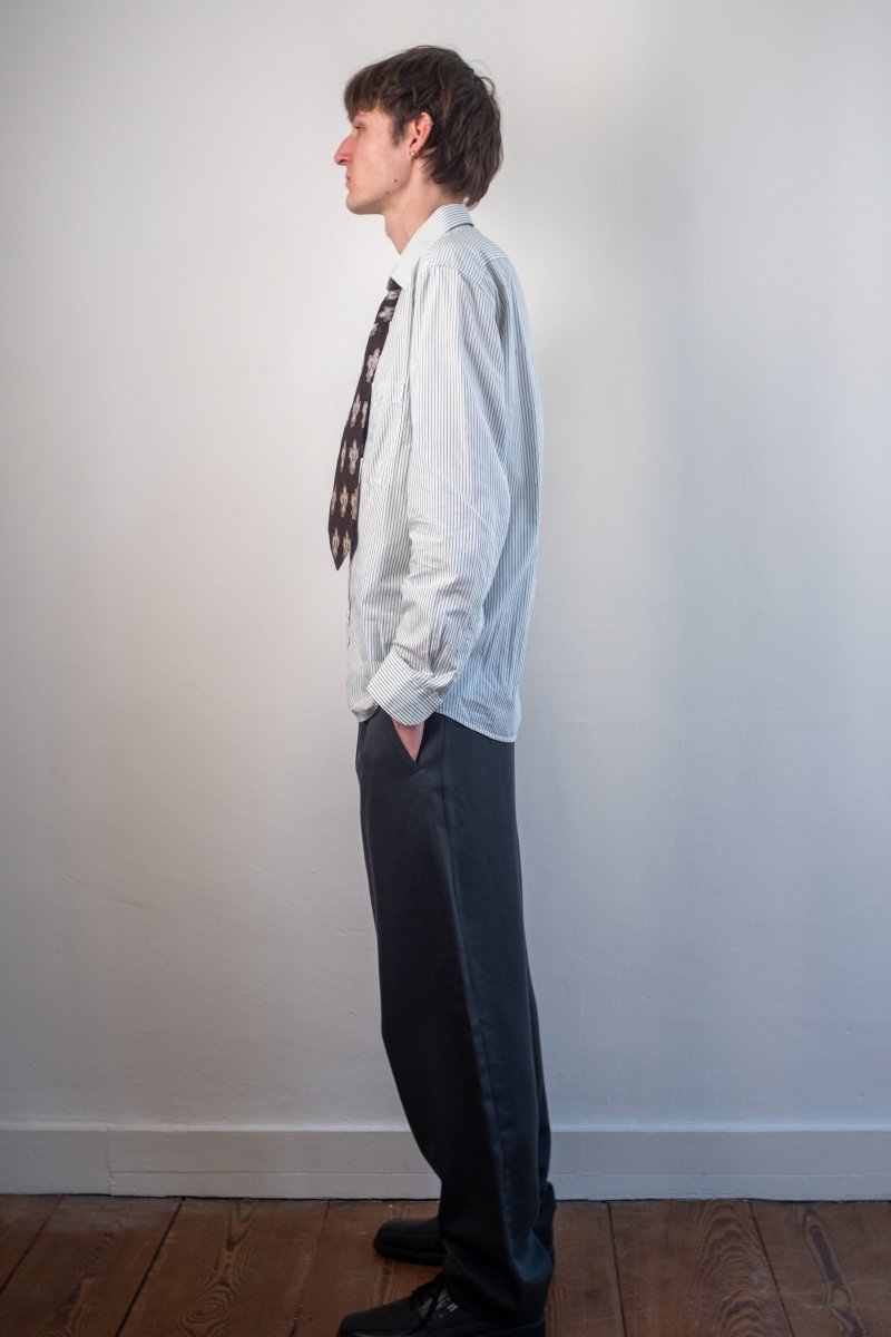 White shirt with green stripes - own it vintageW