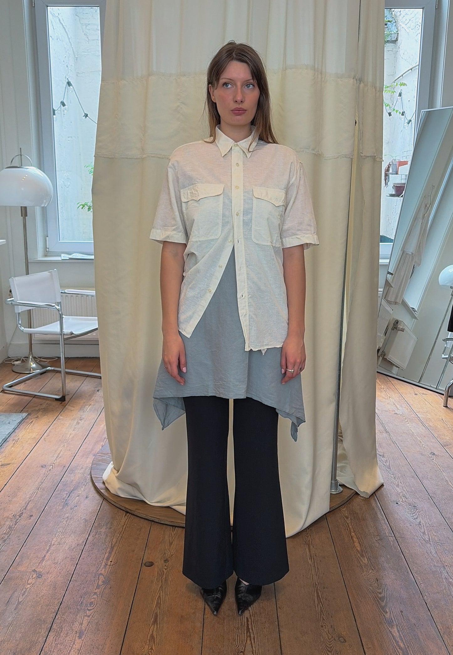 Beige Linen Shirt
