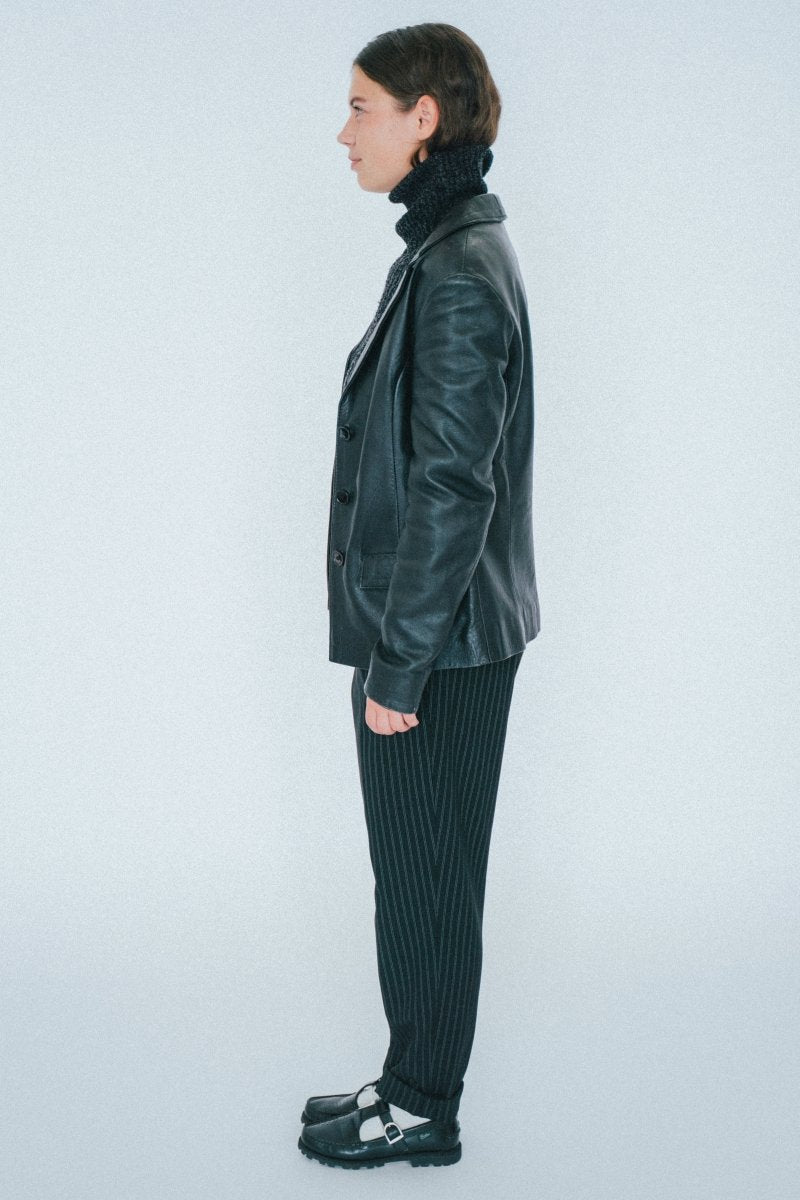 Black leather jacket - own it vintage3204