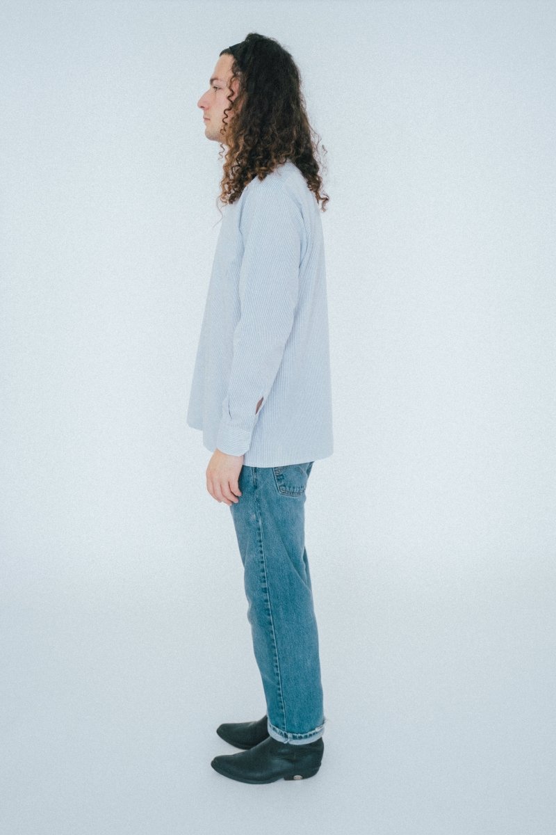 Blue striped shirt - own it vintage2161