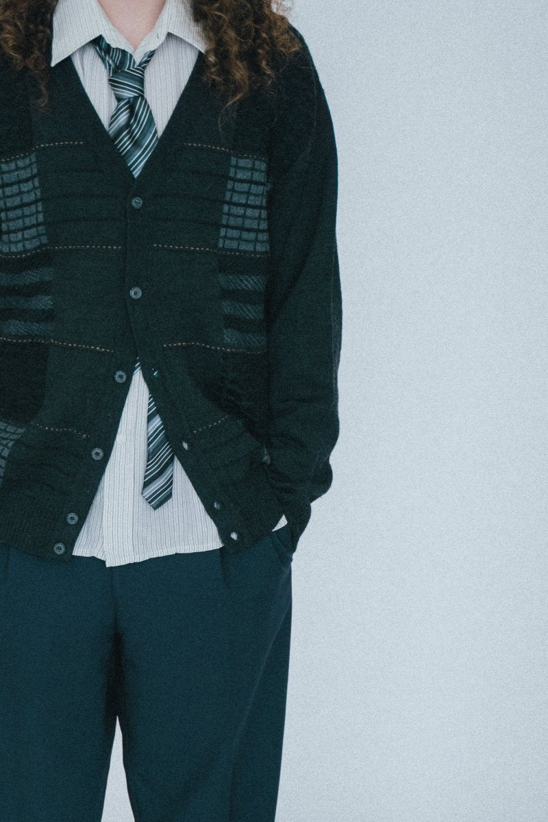 Dark grey cardigan - own it vintage2456