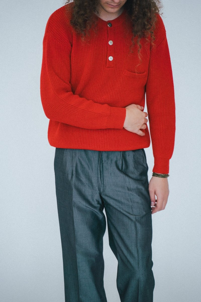 Grey textured trousers - own it vintage3377