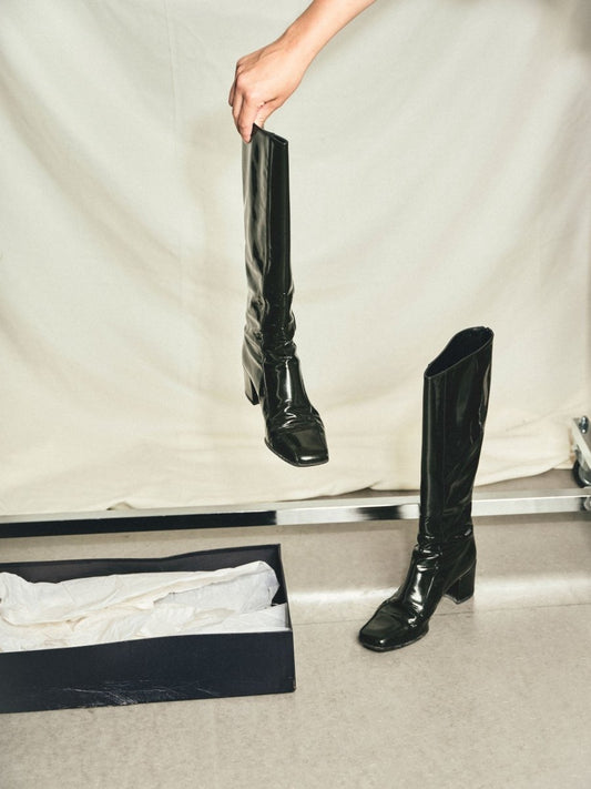 Knee - high Prada boots - own it vintage03005