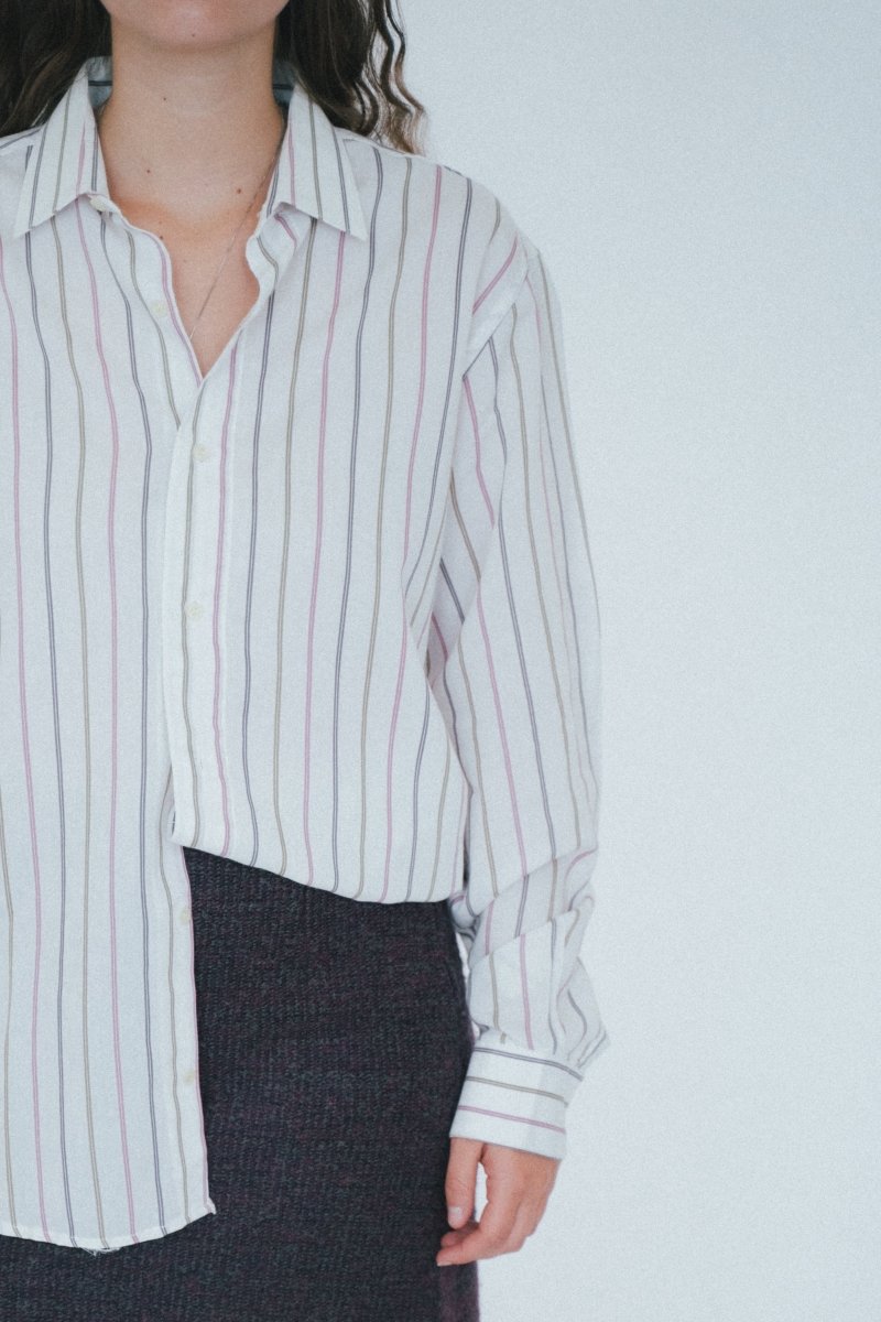 White striped shirt - own it vintage2479