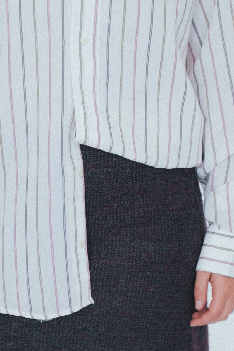 Wool purple skirt - own it vintage3407